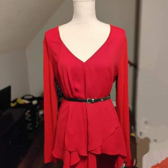 K Jordan Red Skirt - Picture 1 of 7